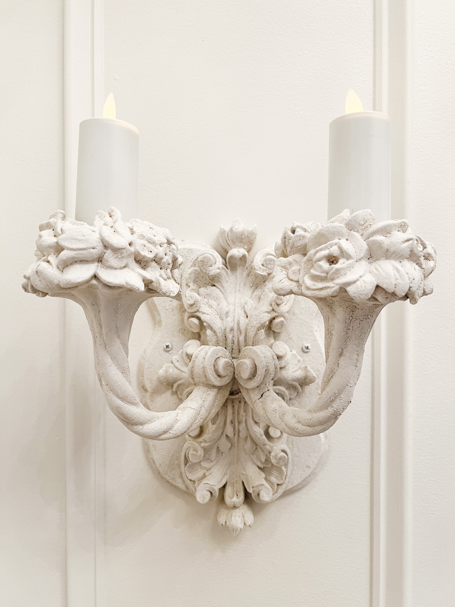 Vintage Giltwood Sconce Transformation! - Ivory Lane Home