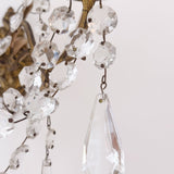 Pair of Vintage French 5 - Light Crystal Sconces - Ivory Lane Home