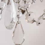 Pair of Vintage French 5 - Light Crystal Sconces - Ivory Lane Home
