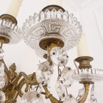 Pair of Vintage French 5 - Light Crystal Sconces - Ivory Lane Home