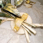 Pair of Vintage White Porcelain Roses Sconces - Ivory Lane Home