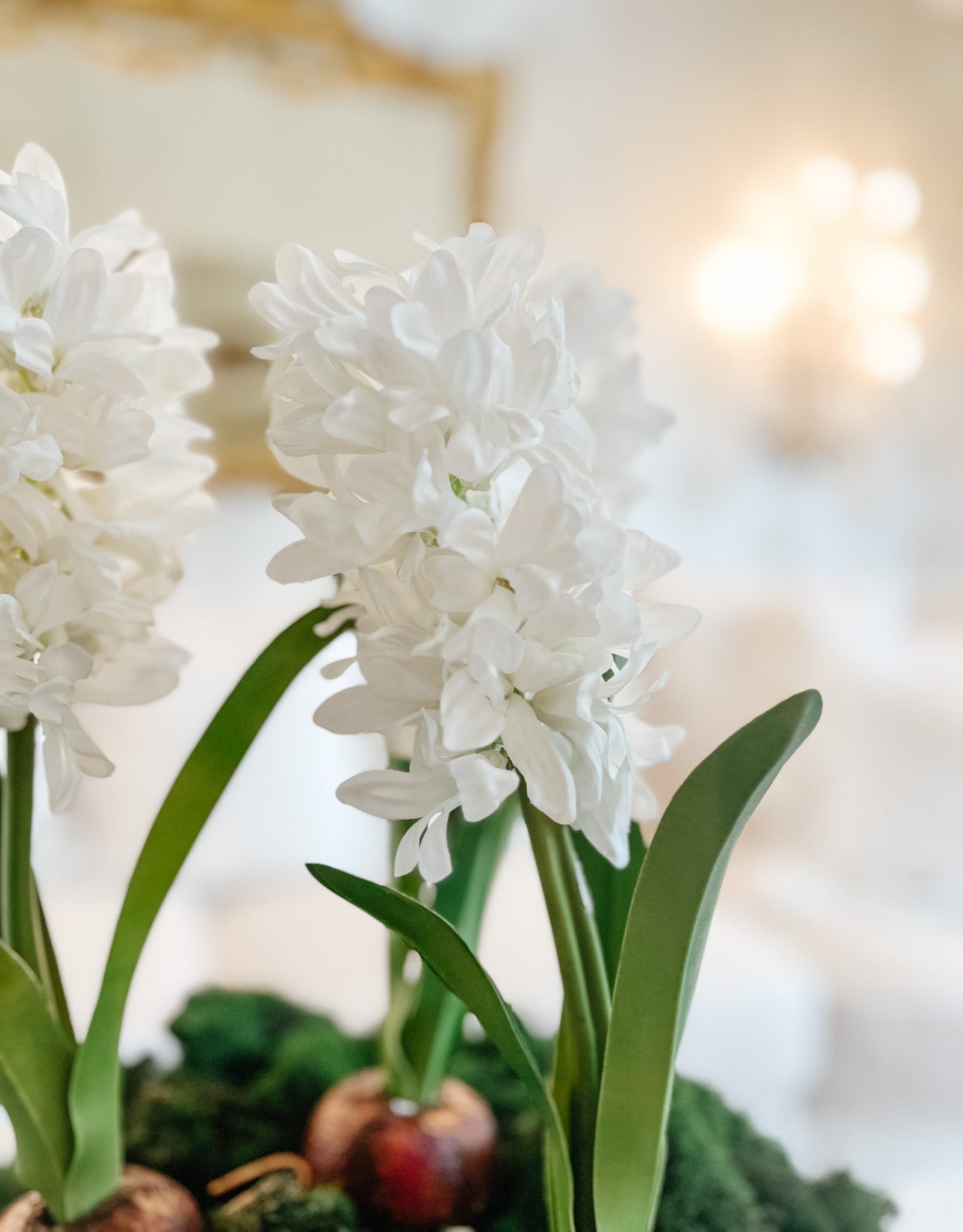 Real Touch Spring Hyacinth Bulb - Ivory Lane Home