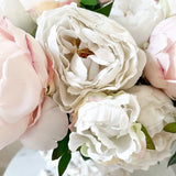 The "Gracie" Real Touch Peony Spray - Ivory Lane Home