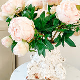 The "Gracie" Real Touch Peony Spray - Ivory Lane Home