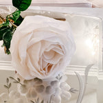 The “Nana” Real Touch Ruffled Garden Rose - Ivory Lane Home