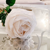 The “Nana” Real Touch Ruffled Garden Rose - Ivory Lane Home