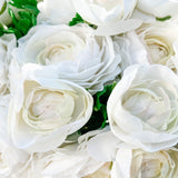 The "Winnie" Real Touch Ranunculus White Floral Stem - Ivory Lane Home