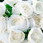 The "Winnie" Real Touch Ranunculus White Floral Stem - Ivory Lane Home