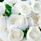 The "Winnie" Real Touch Ranunculus White Floral Stem - Ivory Lane Home