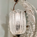 Vintage Art Deco Murano Glass Ceiling Pendant Chandelier Barovier and Toso - Ivory Lane Home