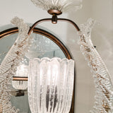Vintage Art Deco Murano Glass Ceiling Pendant Chandelier Barovier and Toso - Ivory Lane Home