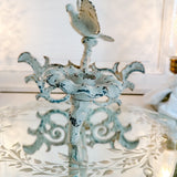 Vintage Cast Iron Bird Garden Candle Sconce - Ivory Lane Home