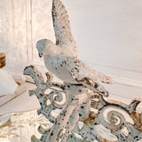 Vintage Cast Iron Bird Garden Candle Sconce - Ivory Lane Home