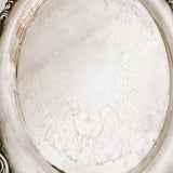 Vintage English Silver Plated Conservatory Tray - Ivory Lane Home
