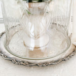 Vintage English Silver Plated Conservatory Tray - Ivory Lane Home