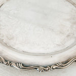 Vintage English Silver Plated Conservatory Tray - Ivory Lane Home