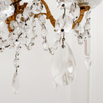Vintage French 3 - Light Crystal Sconce - Ivory Lane Home