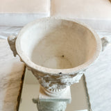 Vintage French Bird Garden Urn - Ivory Lane Home