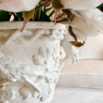 Vintage French Bird Garden Urn - Ivory Lane Home