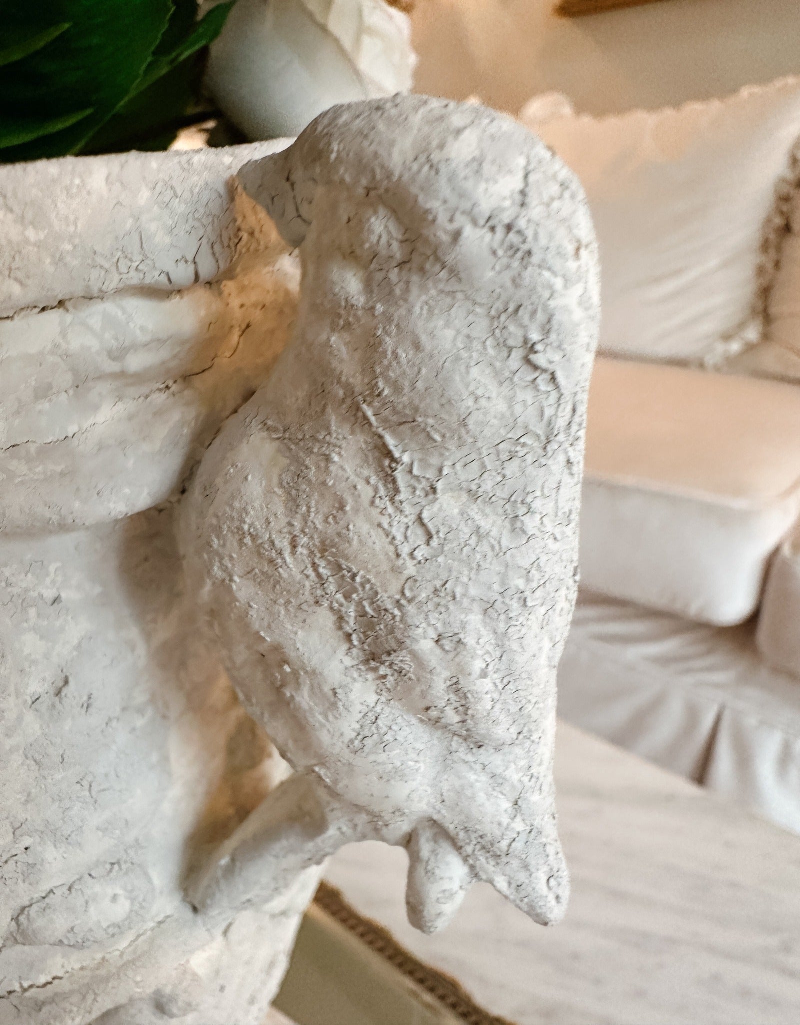 Vintage French Bird Garden Urn with Lid - Ivory Lane Home