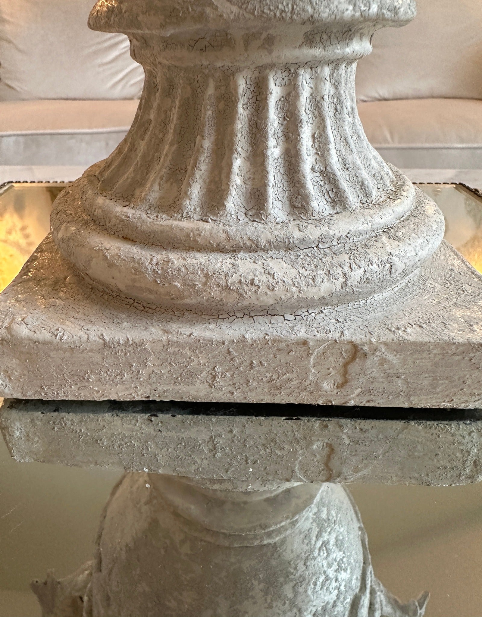 Vintage French Bird Garden Urn with Lid - Ivory Lane Home
