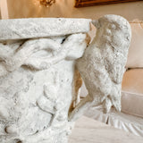 Vintage French Bird Garden Urn with Lid - Ivory Lane Home