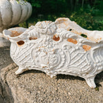 Vintage French Cast Iron Jardinere - Ivory Lane Home
