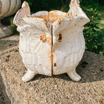 Vintage French Cast Iron Jardinere - Ivory Lane Home