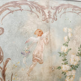 Vintage French Cherub Painted Carousel - Ivory Lane Home