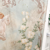 Vintage French Cherub Painted Carousel - Ivory Lane Home