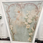 Vintage French Cherub Painted Carousel - Ivory Lane Home
