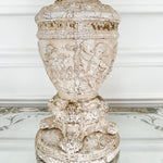 Vintage French Cherubs Garden Pedestal - Ivory Lane Home