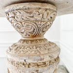 Vintage French Cherubs Garden Pedestal - Ivory Lane Home