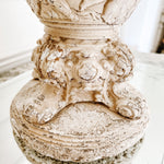 Vintage French Cherubs Garden Pedestal - Ivory Lane Home