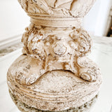 Vintage French Cherubs Garden Pedestal - Ivory Lane Home