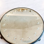 Vintage French Etched Plateau Mirror - Ivory Lane Home