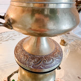 Vintage French Ornate Brass Urn - Ivory Lane Home