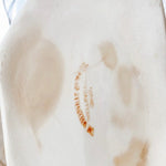 Vintage Wellsville Porcelain Pitcher with Gold Flourishes - Ivory Lane Home