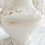 Vintage Wellsville Porcelain Pitcher with Gold Flourishes - Ivory Lane Home
